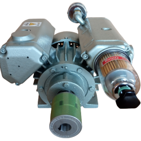 Rotary vane vacuum pump